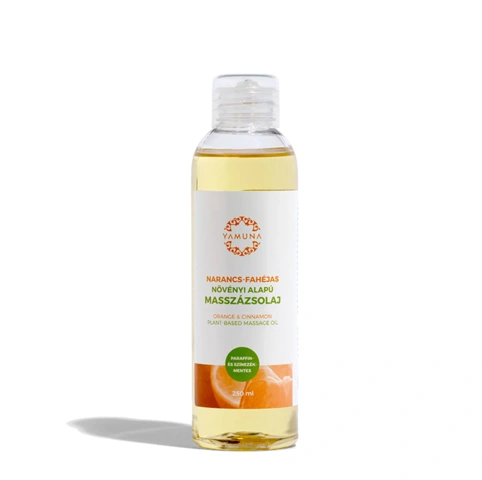 Yamuna Narancs- fahéjas növényi alapú masszázsolaj 250ml főképe